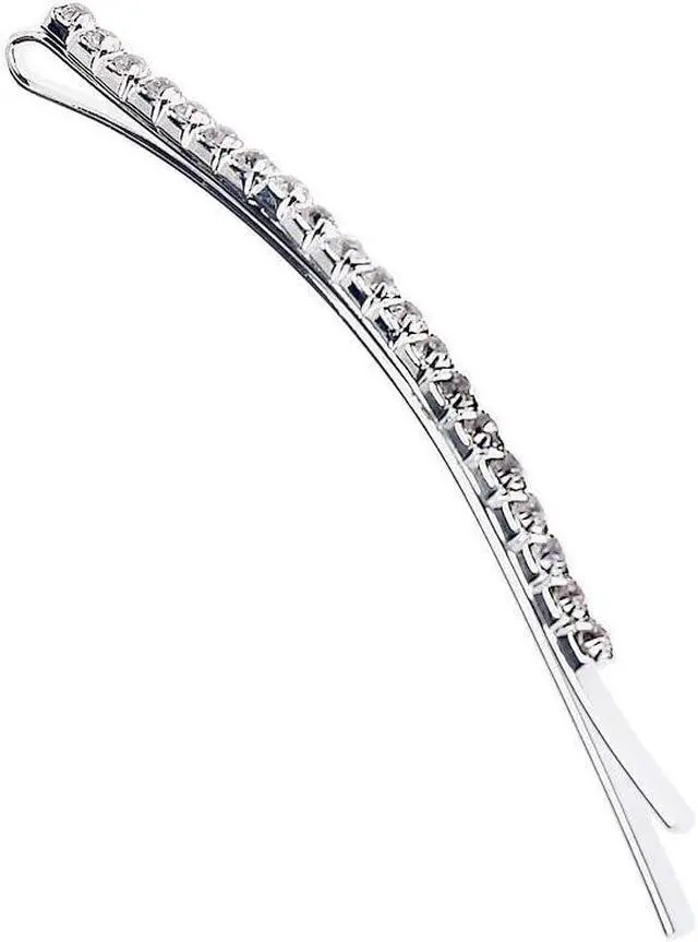 Alt view image 5 of 7 - Soochat Rhinestone Bobby Pins Diamond Bobby Pins Crystal Hair Clips Decorations for Lady Women Girls 10 Pcs