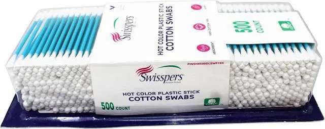 Alt view image 2 of 5 - Swisspers Hot Colored Swab-500 ct (Color May Vary)