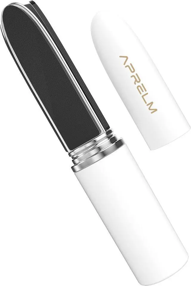 Main image of APRELM Portable 3-in-1 Glass Nail File with Case, Reusable 3-Sided Nail Files and Buffers for Natural Nails, Coarse/Fine/Polishing Mini Nail Files for Travel Outdoor Home (White)
