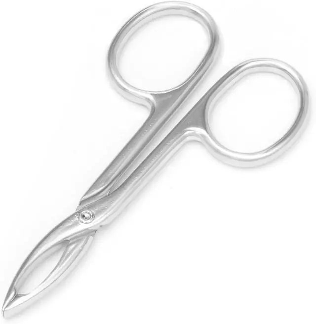 Alt view image 7 of 7 - 2 Pieces Tweezers Scissor Handle Straight Tip Scissor | Shaped Eyebrows Tweezers for Hair Plucker Remover Facial Hair Eyebrows Care (Silver and Black)
