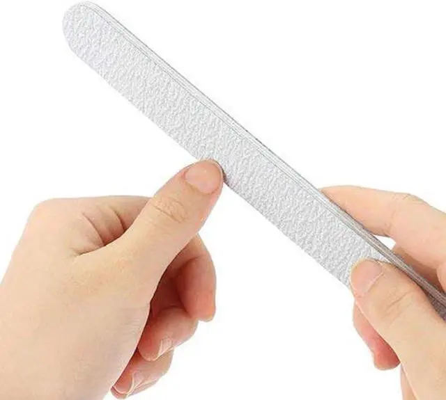 Alt view image 5 of 6 - 50pcs Wooden Nail Files 180/240 Grit for Natural Nail | Bending without breaking