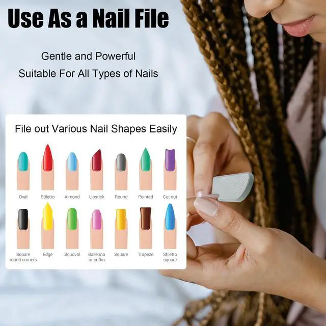 Alt view image 3 of 7 - Nano Glass Nail Shiner, Multi-Purpose Nail Buffer Kit, 2 Pack | Fine Crystal Nail Buffer for Shaping Buffing and Polishing Natural Nails, Professional Manicure Tool for Home and Salon Use