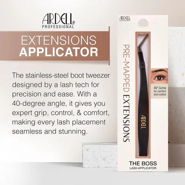 Alt view image 3 of 6 - Ardell Pre-Mapped Lash Tweezers | For Eyelash Extensions, Lash Applicator Tool