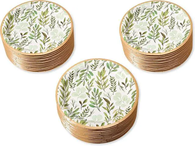 Alt view image 2 of 5 - American Greetings Wedding or Bridal Shower Party Supplies, Dessert Plates (36-Count)
