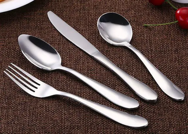 Alt view image 2 of 4 - VANRA 4-Piece Children Forks Set Stainless Steel Kids Dinner Forks Child Silver Cutlery Set 5.7-inch (4 forks)