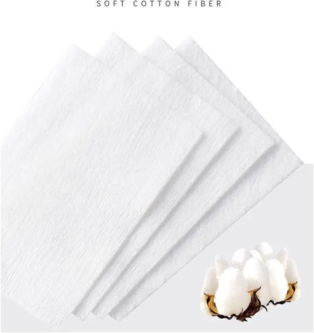Alt view image 6 of 7 - Gel Nail Polish Remover Cotton Pads, Lint Free Nail Wipes, (540, Pink)