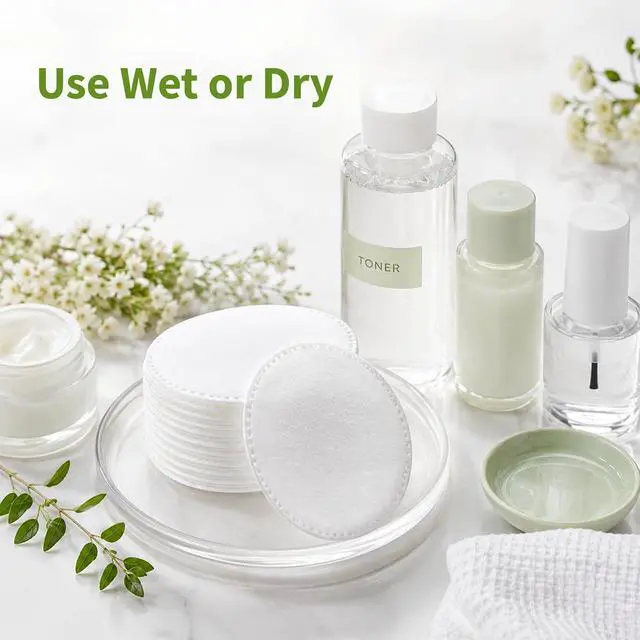 Alt view image 6 of 7 - ForPro Premium 100% Cotton Ovals (100-Count), Ultra-Plush Extra-Absorbent Lint-Free 3" Cotton Pads for Makeup Removal, Cleansing and Skincare Application, Hypoallergenic, Vegan & Cruelty-Free