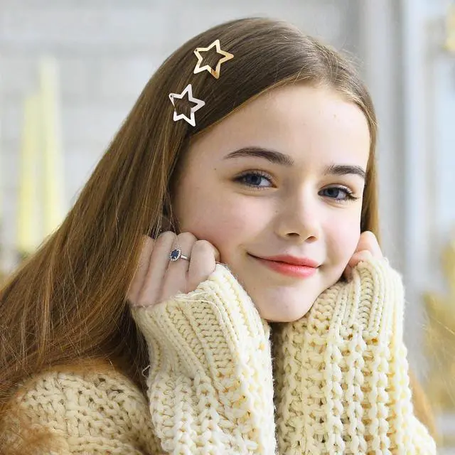 Alt view image 6 of 7 - Joez Wonderful 21 Pcs Star Hair Clips, 1.18"/3cm Metal Snap Hair Clips, Cute Star Clips Hair Barrettes, Non-Slip Fashion Hair Accessories for Women (3 Colors)