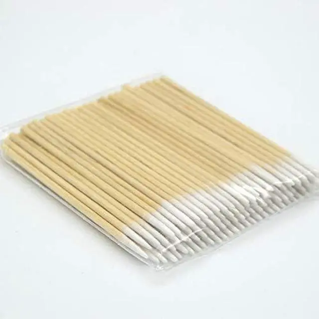 Main image of 600 Count Microblading Cotton Swab Cotton Swabs Pointed Tip, Cotton Swabs Wood Sticks, Cotton Tipped Applicator, Tattoo Permanent Supplies, Makeup Cosmetic Applicator Sticks (Small)