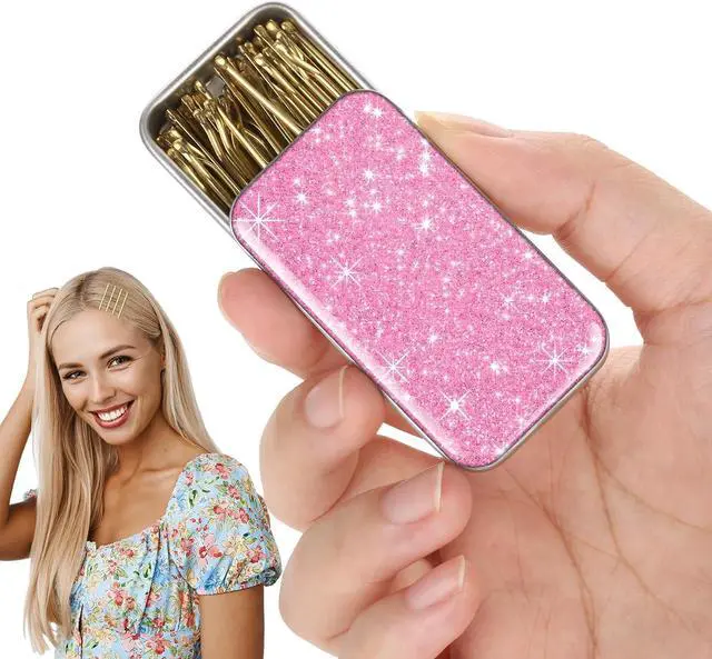 Main image of Blonde Bobby Pins, Pain-Free Hair Clips, Best Size 2in for Women and Girls (Golden -05)