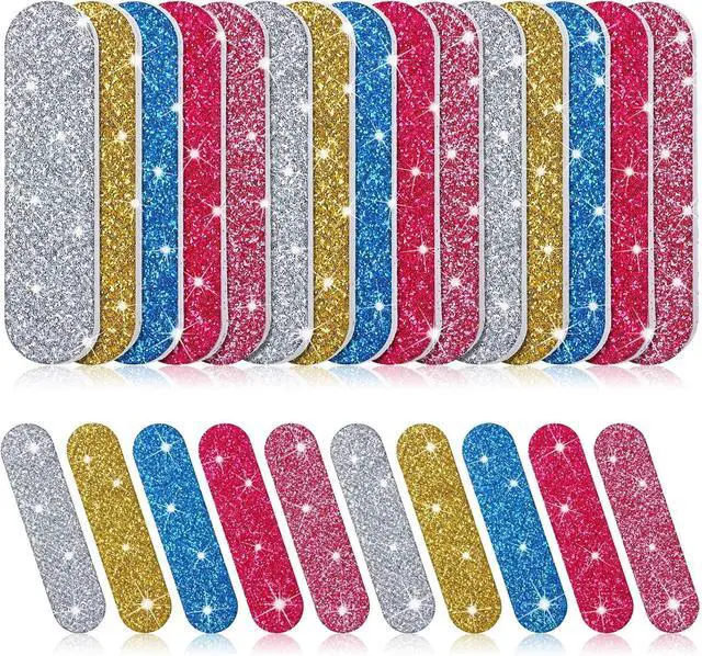 Main image of Sumind 100 Pcs Nail Files Bulk Emery Board Professional Reusable 180 Grit Double Sided Colorful Mini Fingernails Files Tools for Acrylic Buffer Manicure Home Salon Nail Shaping Buffing Smoothing Filer