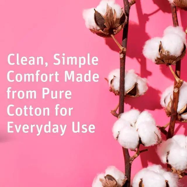 Alt view image 5 of 7 - Medline Simply Soft Cotton Rounds (300 Count), 100% Cotton Absorbent and Textured Cotton Pads, Lint-Free