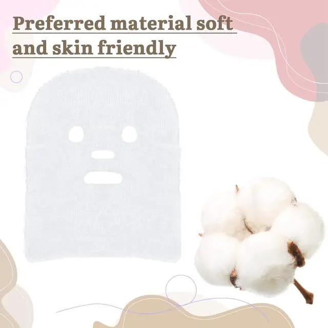 Alt view image 3 of 7 - 100 Sheets Pre-Cut Gauze Facial Cotton Beauty Gauze Skin Care Face | Soft High Frequency Gauze Face Pads for Women Girls Skin Face Care Spas Beauty Salons