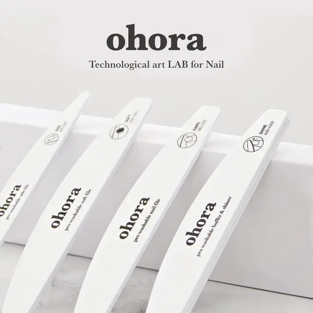 Alt view image 7 of 7 - ohora Pro Washable Nail File(Hard) - Nail Shaper & Trimmer - Two-Sided Fine Grit for Smoother Buff - Creates a Consistent Flawless Finish - Professional Nail Care Tool