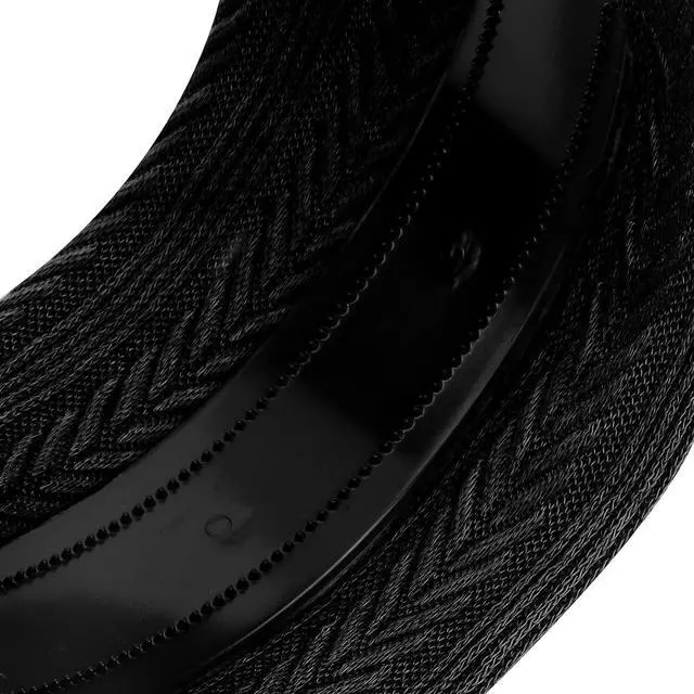 Alt view image 6 of 7 - Black Wide Headband for Women, Boho Headbands Thick Headbands with Teeth, Large Head Bands for Women's Hair Turban Hairbands Hair Accessories for Women