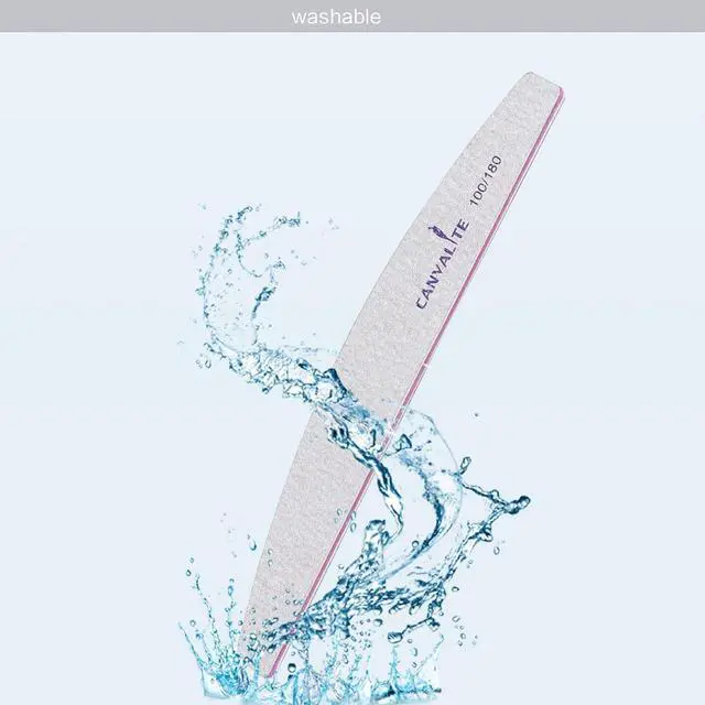 Alt view image 6 of 7 - Canvalite 25 PCS Nail File Professional Nail Files Reusable Double Sided Emery Board(100/180 Grit) Nail Styling Tools for Home and Salon Use