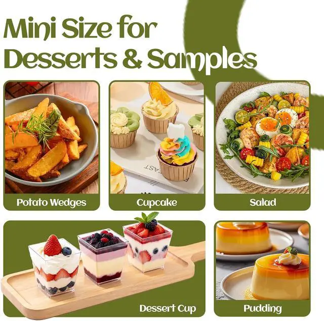 Alt view image 7 of 7 - 100Pcs Mini Plastic Sporks Individually Wrapped, 4.2 Inch White Disposable Fork Spoon Combo, Small Sporks for Desserts, Yogurt, Cake, Parties & Takeout
