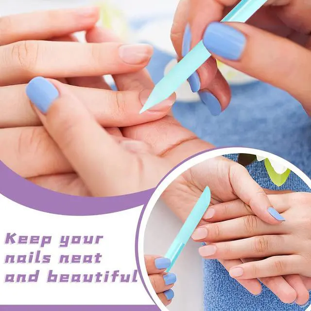Alt view image 4 of 7 - 4Pcs Glass Cuticle Pusher, Crystal Cuticle Remover Pusher Sticks | Dual-ended, Etched Glass Material, Reusable & Rust-Proof, Precision Nail Trimming, Portable & Safe, Home Salon Use