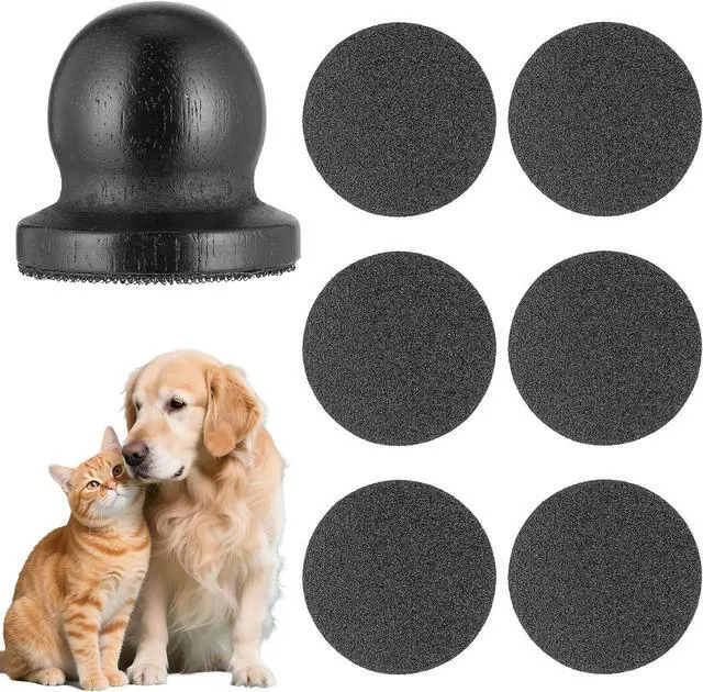 Main image of Dog Nail File with Replaceable Filing Disc Dog Nail File Scratch Board Replaceable Sandpaper Stress Free Nails Filing Dogs Trainning Accessories for Smooth and Healthy Nails