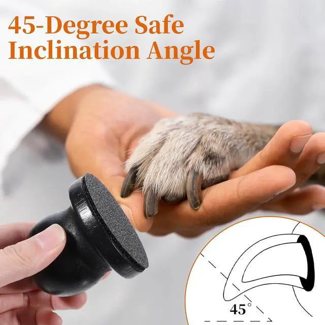 Alt view image 5 of 7 - Dog Nail File with Replaceable Filing Disc Dog Nail File Scratch Board Replaceable Sandpaper Stress Free Nails Filing Dogs Trainning Accessories for Smooth and Healthy Nails