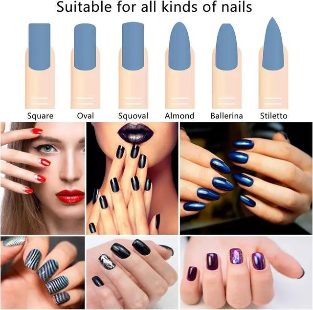 Alt view image 6 of 7 - 6 Pack Glass Nail File with Case, Crystal Fingernail Files Set, Double Sided Finger Nail Files, Professional Manicure Nail Care for Women