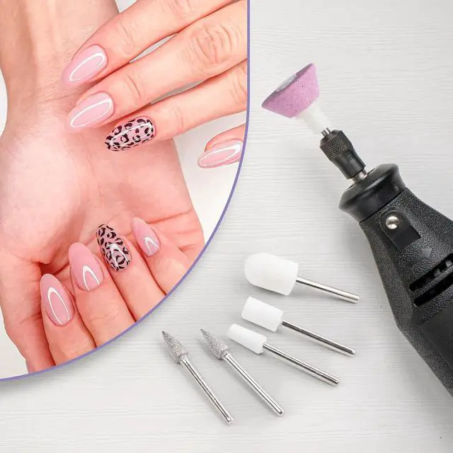 Alt view image 3 of 6 - ANCIRS 15pcs 3/32 Inch Nail File Replacement Head Refills Set, 5 Styles | Metal, for Most Electric Nail Files, for Cleaning, Daily Maintenance, Exfoliating Cuticles, Polishing, and Creating Manicures