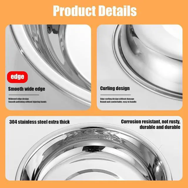 Alt view image 3 of 7 - 4 Pcs Stainless Steel Cat Bowls, 5.5 Inch Whisker Friendly Shallow Cat Food Bowls, Small Metal Pet Dish for Kittens and Indoor Cats, Basic Replacement Plates for Elevated Feeder Stands,Dishwasher Safe