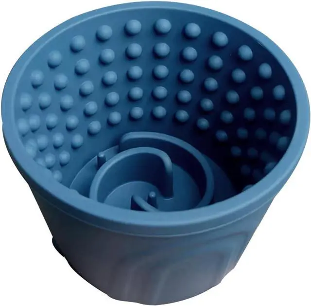 Main image of Dog Slow Feeder Lick Bowl, Non-Slip Slow Dog Eating Bowl, Long Lasting Silicone Anti-chocking Treat Dispenser, Easy to Clean & Durable Pet Dish (M)