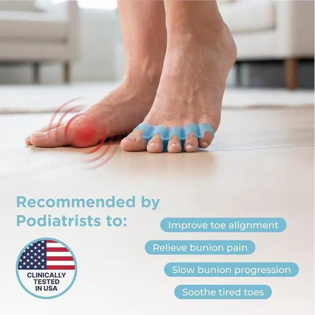 Alt view image 3 of 7 - Mind Bodhi Toe Separators/Toe Spacers - Men & Women - Regular Size - Clear
