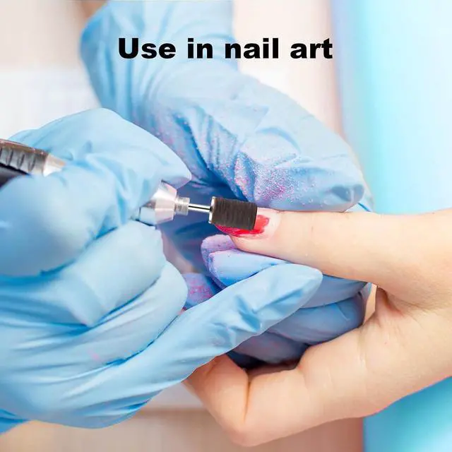 Alt view image 5 of 7 - Nail Drill Bits,Sanding Bands for Nail Drill Shaft 3/32 inch,Drill Bits for Nails,Mandrel Bit for Nails,Nail Drill Bits for Acrylic Nails Manicure Nails Manicure Pedicure Tool (Silver) Pack of 6