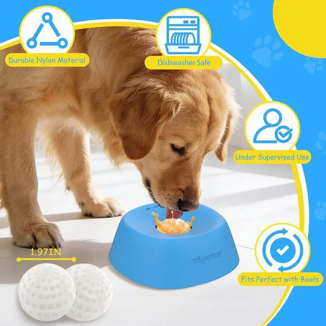Alt view image 3 of 3 - Yipetor Dog Lick Ball for Slow Feeder Bowls | Only Replacement Ball without Bowl for Yipetor Slow Feeder Dog Lick Bowl