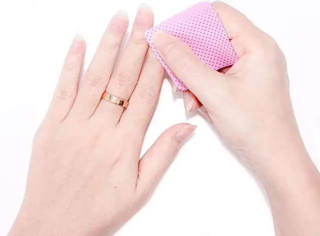 Alt view image 5 of 7 - Bcowos Pink Lint Free Nail Wipes, No Lint, Absorbent, 540PCS | Soft Non-Woven Nail Polish Remover Pads- Lint Free Wipes for Nail Polish Removal, lash Extensions Application, Nail Supplies
