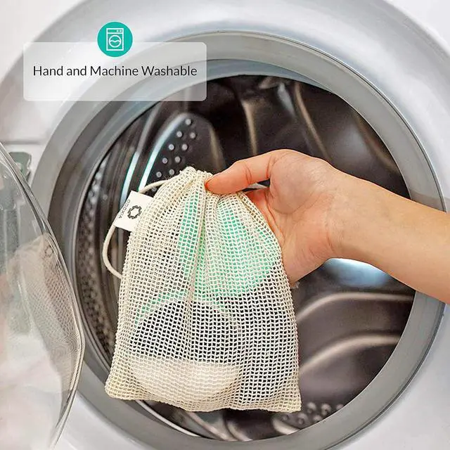 Alt view image 5 of 6 - Reusable Makeup Remover Pads | Eco Friendly & Zero Waste Cotton Rounds | Beauty Products | 15 Natural & Organic Face Pads with Laundry Bag | Soft for All Skin Types | Bamboo Wipes for Facial Cleansing