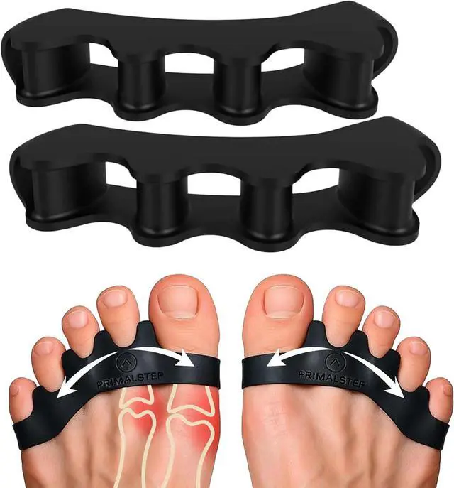 Main image of VYCE PrimalStep Toe Separators, Spreaders, Spacers, S/M | Straightener to Correct Toes for Men and Women, Bunion Corrector, Plantar Fasciitis and Athletic Mobility