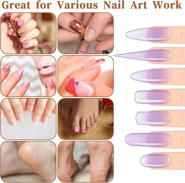 Alt view image 3 of 7 - Nail File Replacement Head Refills Set, 15 PCS Nails File Bit Professional Replacement Electric Nail Drill Bits Set for Home Salon Acrylic Nails Manicure Pedicure Tools