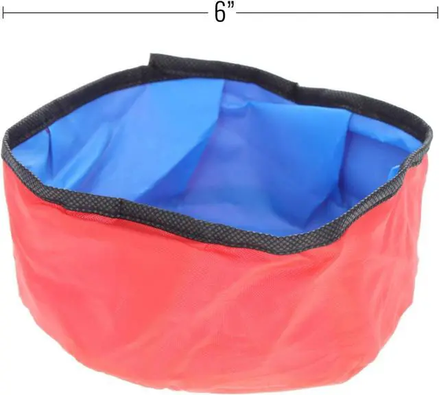 Alt view image 3 of 7 - ASR Outdoor Dog Water Bowl Folding Collapsible Pet Travel Food Dish for Hiking and Camping