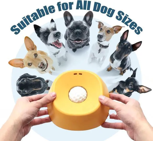 Alt view image 7 of 7 - SOOPLEU Lick and Roll Bowl for Dogs No-Mess Slow Feeder for Bone Broth, Yogurt & Supplements | Lick and Roll Bowl with Anti-Spill Rolling Ball | for Senior Dogs, New Puppies & Post-Op Nutrition