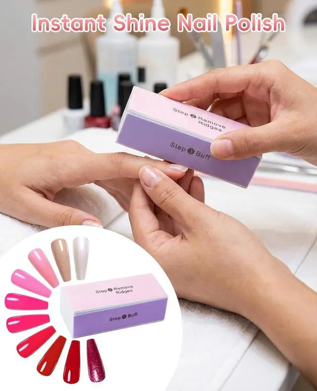 Alt view image 5 of 7 - 12PCS 4 Sided Nail Buffer Block, Shine Nail Files and Buffers