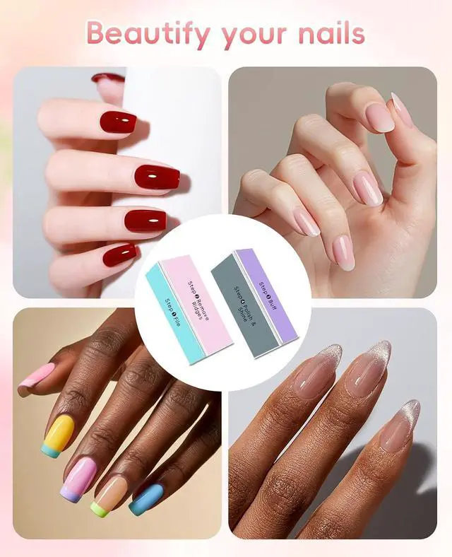 Alt view image 6 of 7 - 12PCS 4 Sided Nail Buffer Block, Shine Nail Files and Buffers