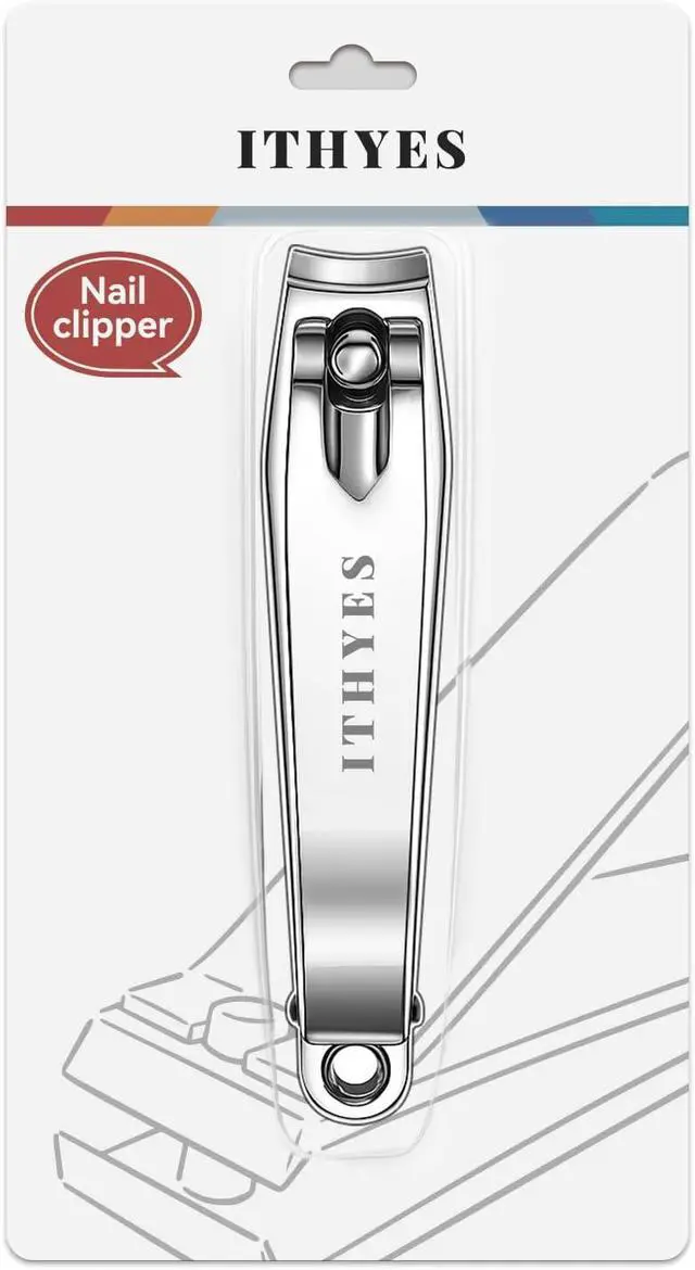 Alt view image 2 of 6 - Nail Clippers Nail Cutter Toenail Fingernail Clipper for Thick Nails Stainless Steel Sharp Sturdy Trimmer for Men & Women 1 Pack (Silver)