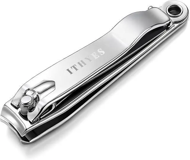 Main image of Nail Clippers Nail Cutter Toenail Fingernail Clipper for Thick Nails Stainless Steel Sharp Sturdy Trimmer for Men & Women 1 Pack (Silver)