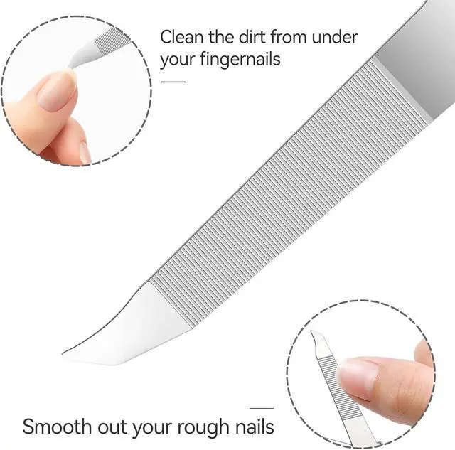 Alt view image 5 of 6 - Nail Clippers Nail Cutter Toenail Fingernail Clipper for Thick Nails Stainless Steel Sharp Sturdy Trimmer for Men & Women 1 Pack (Silver)