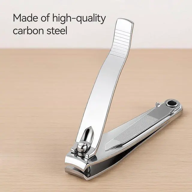 Alt view image 6 of 6 - Nail Clippers Nail Cutter Toenail Fingernail Clipper for Thick Nails Stainless Steel Sharp Sturdy Trimmer for Men & Women 1 Pack (Silver)