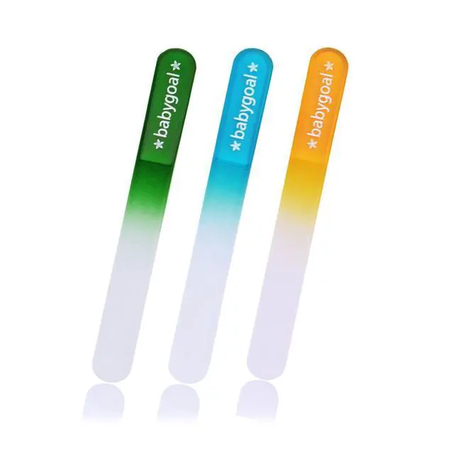 Alt view image 3 of 5 - Babygoal Baby Nail Files 3 Pack,Newborn Nail Files with a Pouch,Genuine Czech Float Glass, Gift for Newborns,Toddlers,Infant, Babies &Young Children 3NF02