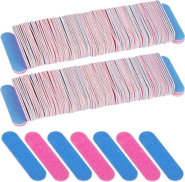 Main image of 300 Pcs Mini Nail Files Double Sided Emery Boards Small Disposable Nail Files Bulk Manicure Pedicure Tools for Men, Women, Kids- 2 Inch