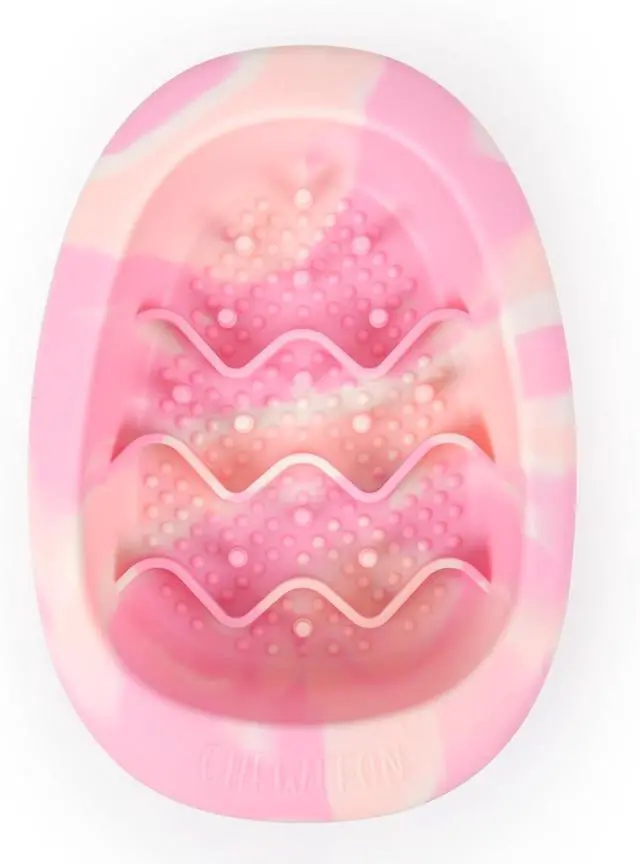 Main image of CHEWFFON Dog & Cat Lick Mat Bowl with Suction Cups, Cotton Candy Small | BPA-Free Silicone Slow Feeder Bowl, Non Slip Pet Food Bowl, Reduces Boredom and Anxiety, Dishwasher Safe