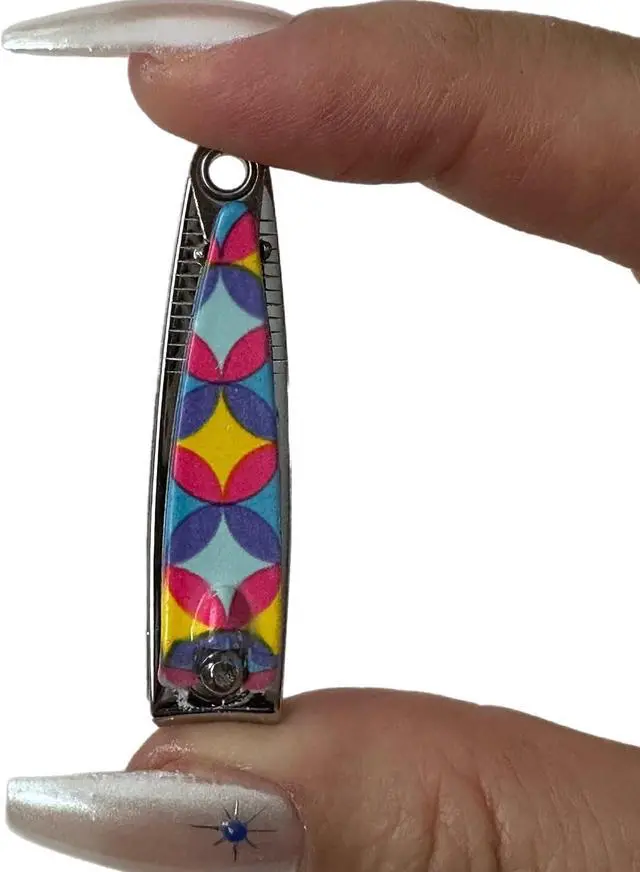 Alt view image 6 of 7 - 6 ALAZCO Precision Mini Stainless Steel Nail Clippers with Swiveling Nail File Nailcare Sharp Fingernail Clipper Classic Retro Style