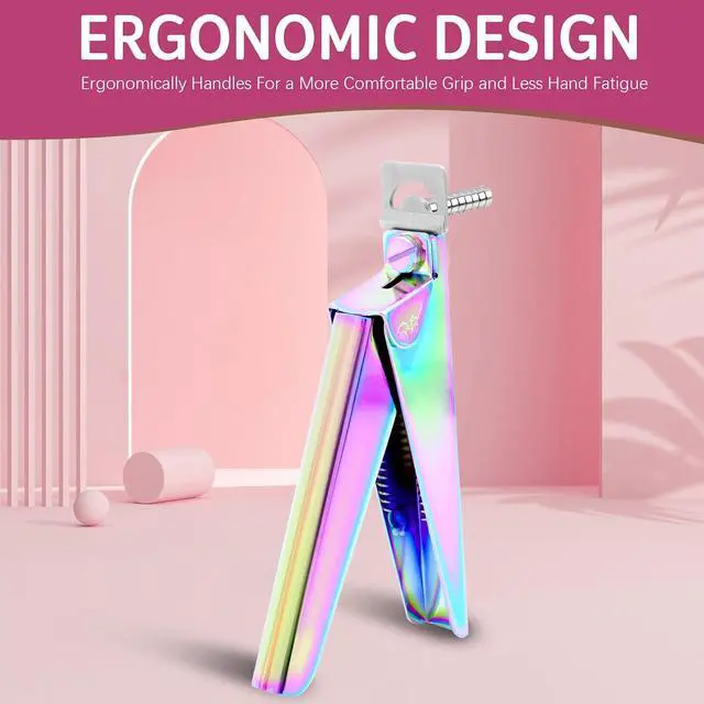 Alt view image 6 of 7 - Acrylic Nail Clippers with Magnetic Sizers,Nail Tip Cutter for Home | Stainless Steel, Nail Cutter for Acrylic, Gel, False and Extension Nails, Length Guide Manicure Tool,Cleaner Cut & Less Filin