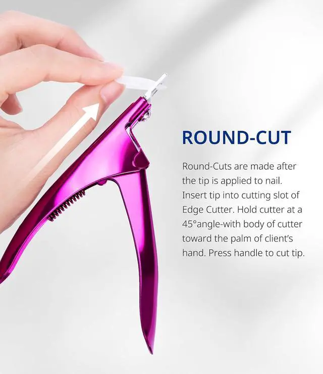 Alt view image 5 of 7 - AIRSEE Professional Adjustable Stainless Steel Acrylic Nail Clippers,Red | False Nail Cutters for Artificial Acrylic Nails Fake Nail Tips, Rustproof Manicure Pedicure Tool for Salon Home Nail Art