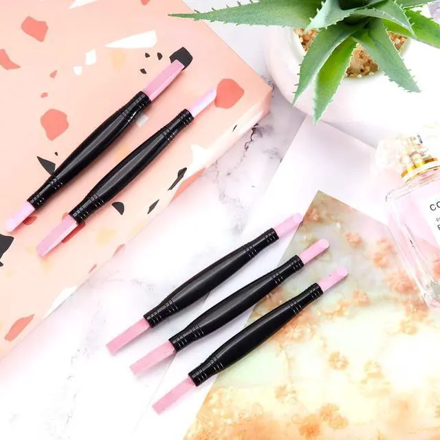 Alt view image 7 of 7 - Mudder 5 Pieces Pumice Stone Nail File Polishing Pen Stick Cuticle Pusher | Double-heade Remover Trimmer Bufer Pen Art Tools Household Beauty Salon Peeling Dead Skin Repairing